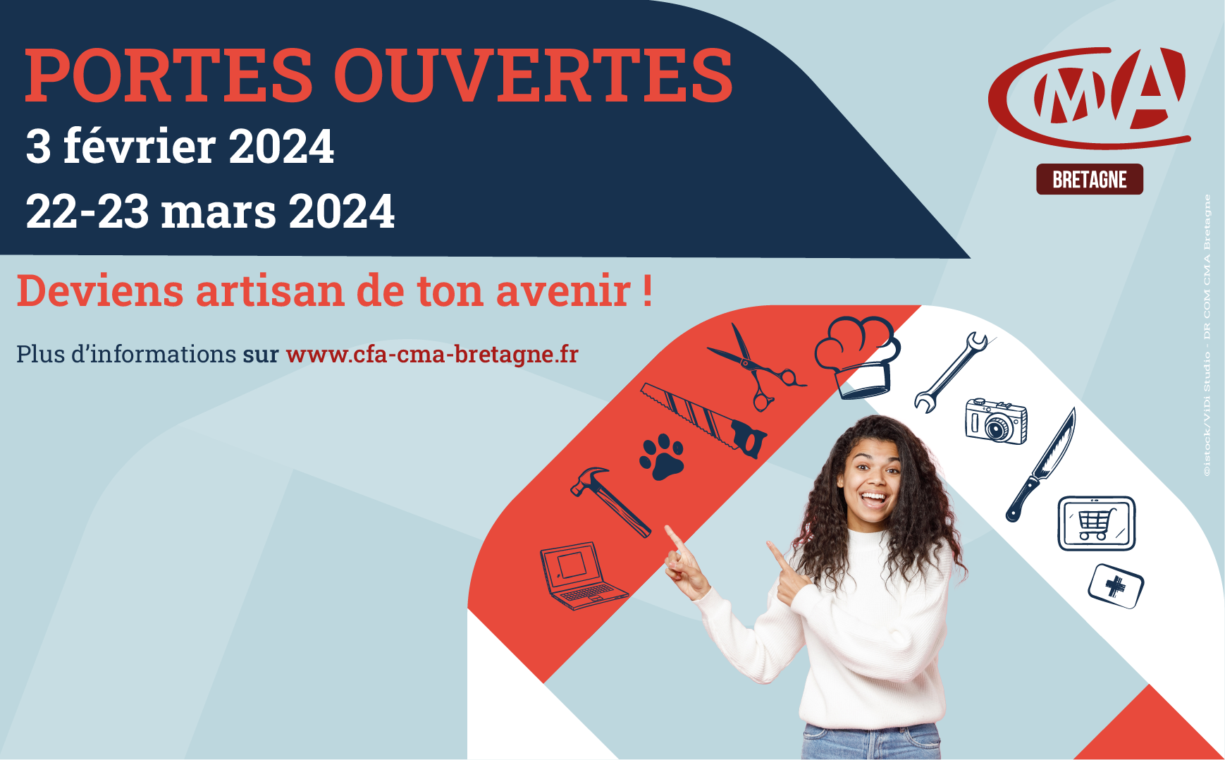 Journées Portes ouvertes au CFA CMA Bretagne - 3 février et 23 mars